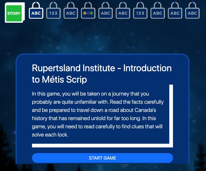 Métis Scrip Activity