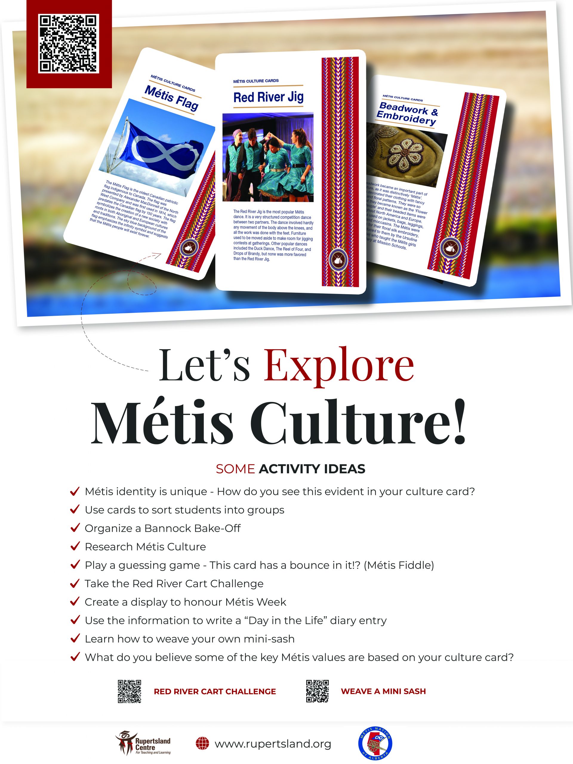 Explore Métis Culture Poster