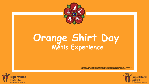 Orange Shirt Day - Grades K-4