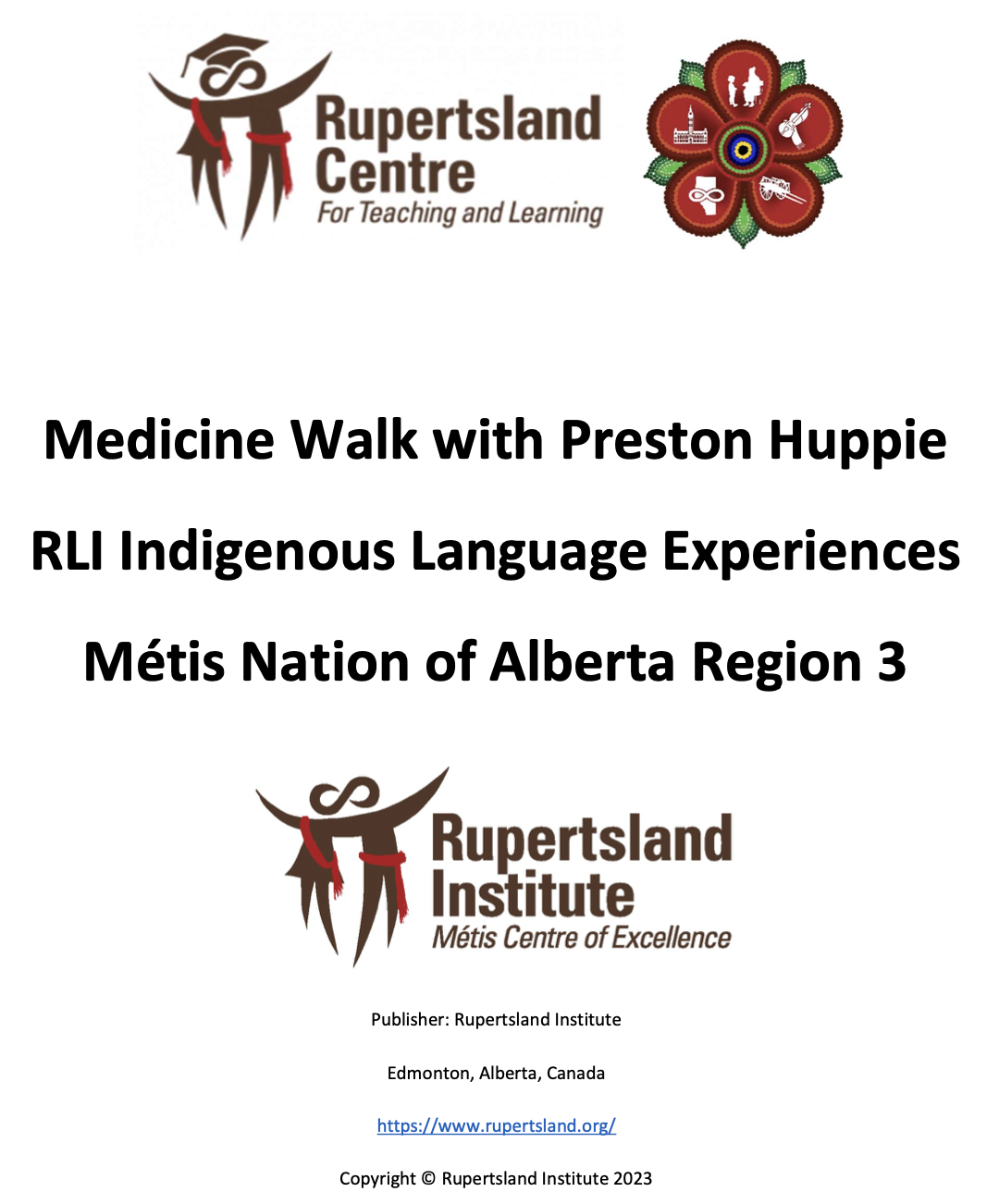 RLI ILE Region 3 - Medicine Walk