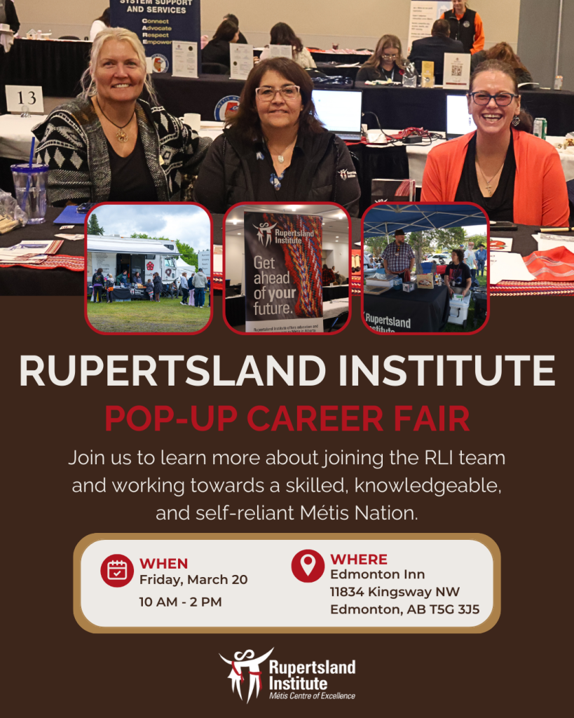 Rupertsland Institute Pop Up Job Fair